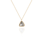 Diamond Slice pendant one of a kind unique diamond slice showing the diamonds extraordinary journey in these rare and beautiful necklaces. the perfect gift for a unique woman and someone special, something that no one else will have and it can't be recreated. Jayne Moore model and writer makes her own jewelry from recycled metals using conflict free diamonds all handmade in new york city