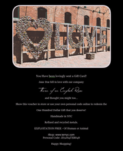 LOVE Gift card unique gift ideas gifts for her something special for her gift 101 made in NYC made in the USA