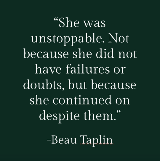 She was unstoppable....