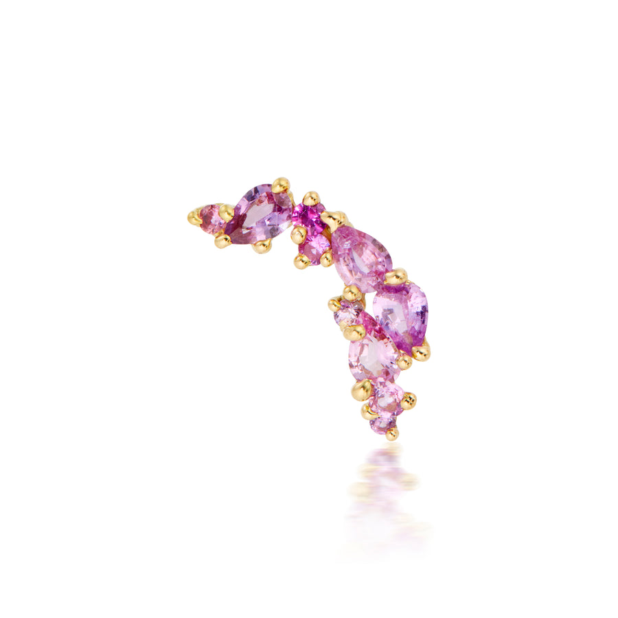 Callie Climber in Pink Pear Shaped Sapphires