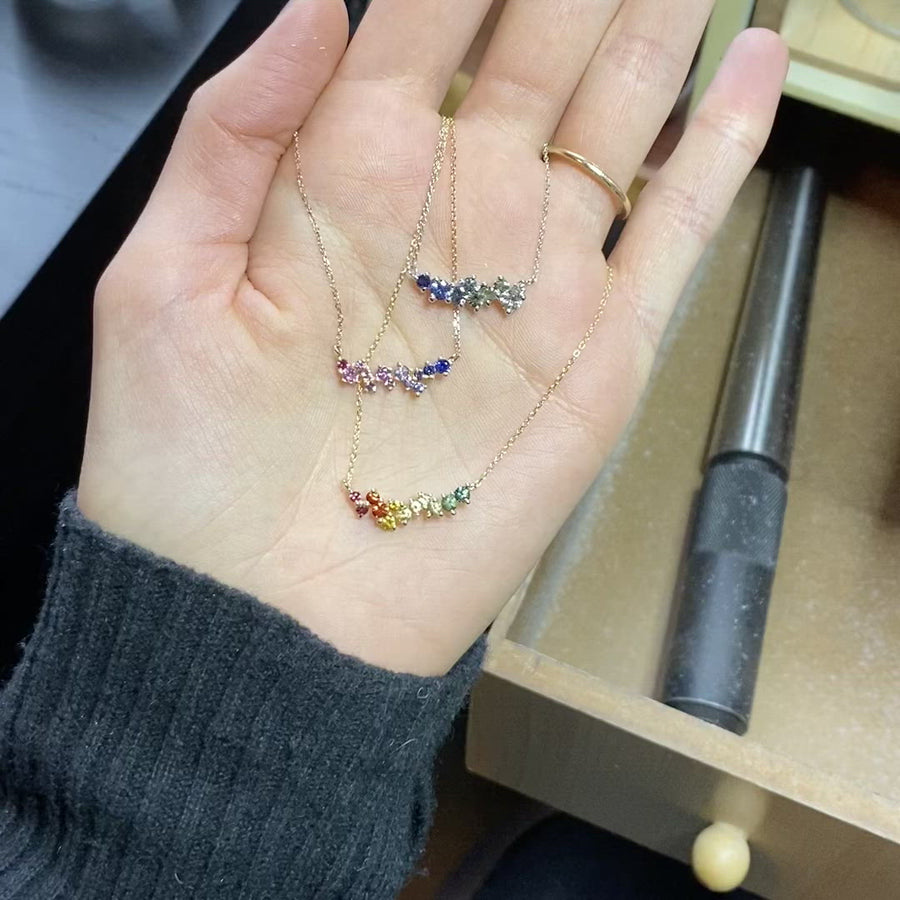 Ornella Rose Ombre Sapphires