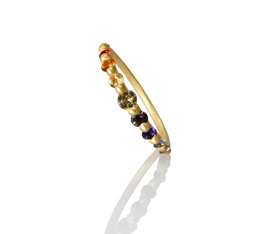 Rainbow Sapphire Ring