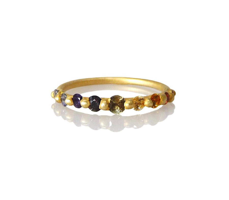 Rainbow Sapphire Ring